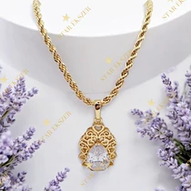 Esme 14K antiallergén extra köves nyaklánc 45cm