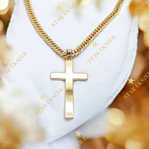 Jack 14K antiallergén kereszt medálos nyaklánc 60cm