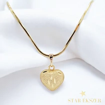 Valen 14K antiallergén szív medálos nyaklánc 50cm
