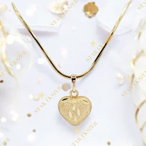 Valen 14K antiallergén szív medálos nyaklánc 50cm