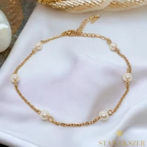 Lenka Gold Filled Antiallergén gyöngyös Bokalánc 29cm