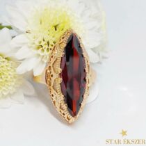 Netta Gold Filled Gyűrű Piros kővel 62-es 