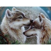 Farkasok Gyémántfestő 30x40 5D