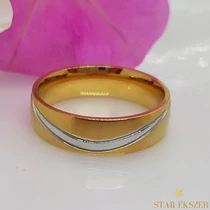 Sycilia Nemesacél Karikagyűrű 52-es