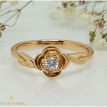 Kisvirág Gold Filled Gyűrű 62-es