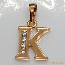 Monogramm (K) Gold Filled medál