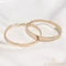 Nizza 18K Gold Filled antiallergén karika fülbevaló 5cm