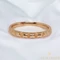 Myrna 18K antiallergén Gold Filled vékony karika gyűrű 54-es