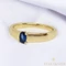Tina 14K antiallergén Gold Filled gyűrű kék 59-es