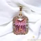 Ofelia Antiallergén Gold Filled prémium pink medál 