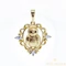 Baglyos 14K Gold Filled antillergén medál