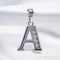 &quot;A&quot; betű White Gold Filled antillergén medál