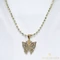 Parisa 14K Gold Filled antiallergén pillangó medálos nyaklánc 45cm