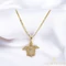 Teknősbékás 14K Gold Filled antiallergén nyaklánc 50cm