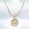 Horoszkópos 14K Gold Filled antiallergén nyaklánc 50cm Ikrek