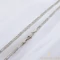 Figaro Extra White Gold Filled antiallergén férfi nyaklánc 60cm