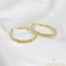 Iveta 14K GF. antiallergén karika fülbevaló 4cm