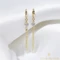Leticia 14K GF. antiallergén fülbevaló