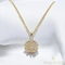 Sweet 14K Gold Filled antiallergén virágos nyaklánc 45cm