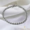 Krizia White Gold Filled Antiallergén Bokalánc 26cm