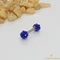 Egyenes szárú piercing 316L kék