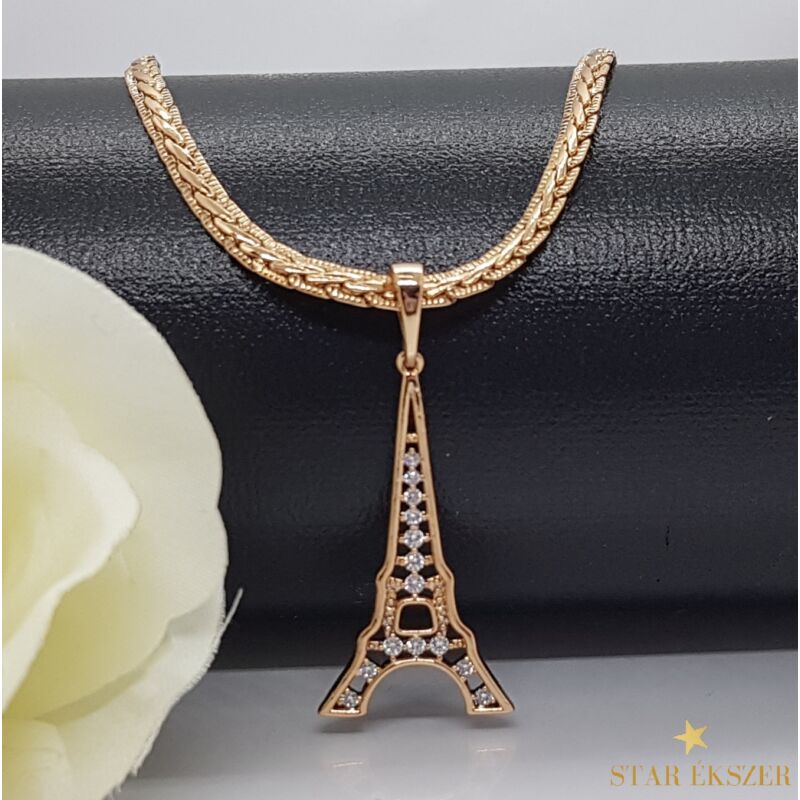 Eiffel medálos Gold Filled Nyaklánc 50cm