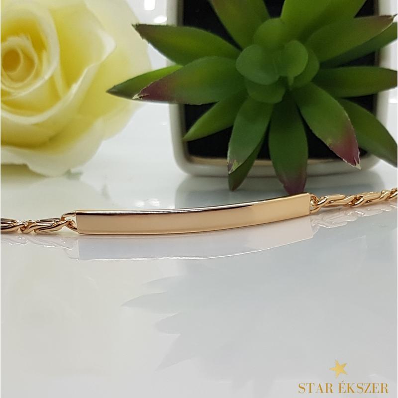 Spencer extra Gold Filled férfi karkötő 20cm