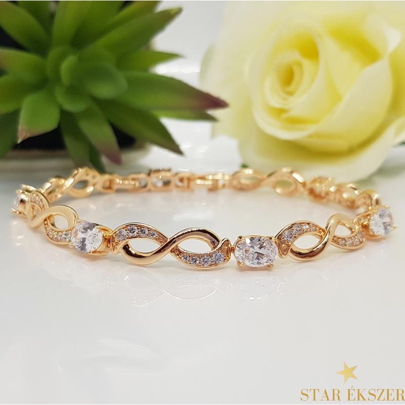 Galen Gold Filled végtelen Karkötő 17/19cm