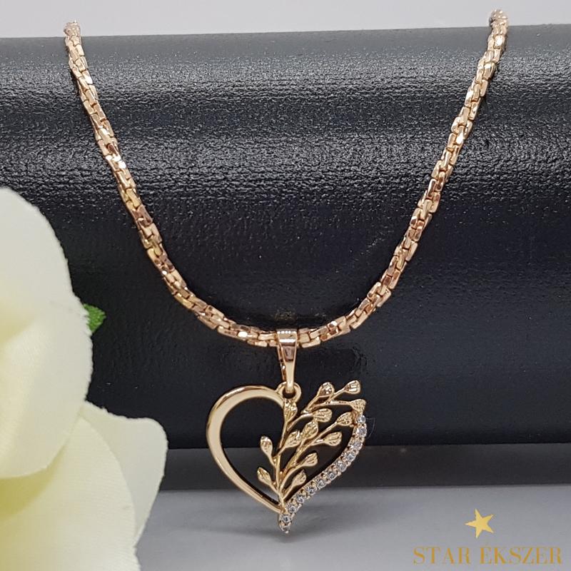 Tinetta Szív medálos Gold Filled Nyaklánc 45cm
