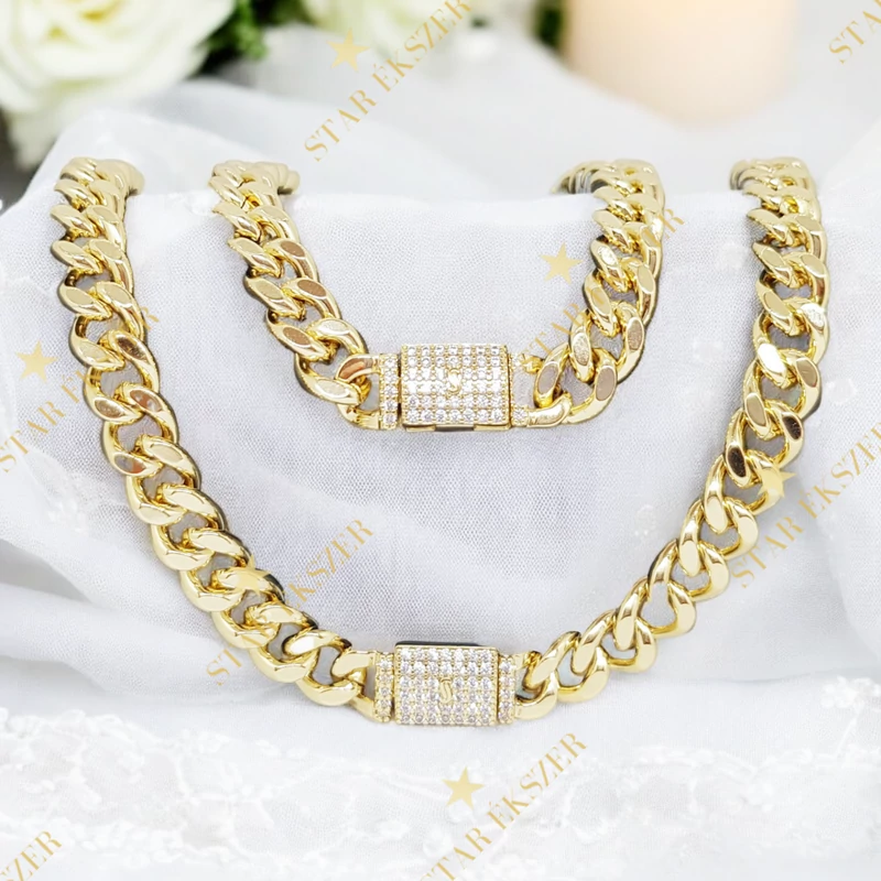 Sibilla 14K Gold Filled Luxus Ékszerszett 