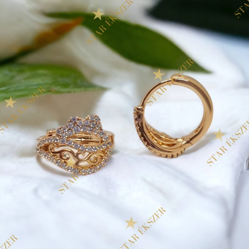 Astrid Gold Filled antiallergén fülbevaló 