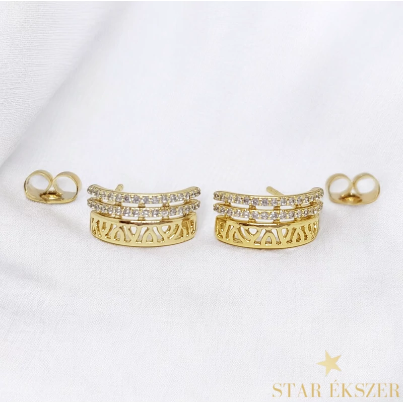 Izabel 14K Gold Filled antiallergén fülbevaló