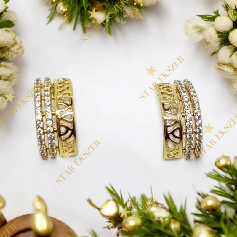 Izabel 14K Gold Filled antiallergén fülbevaló