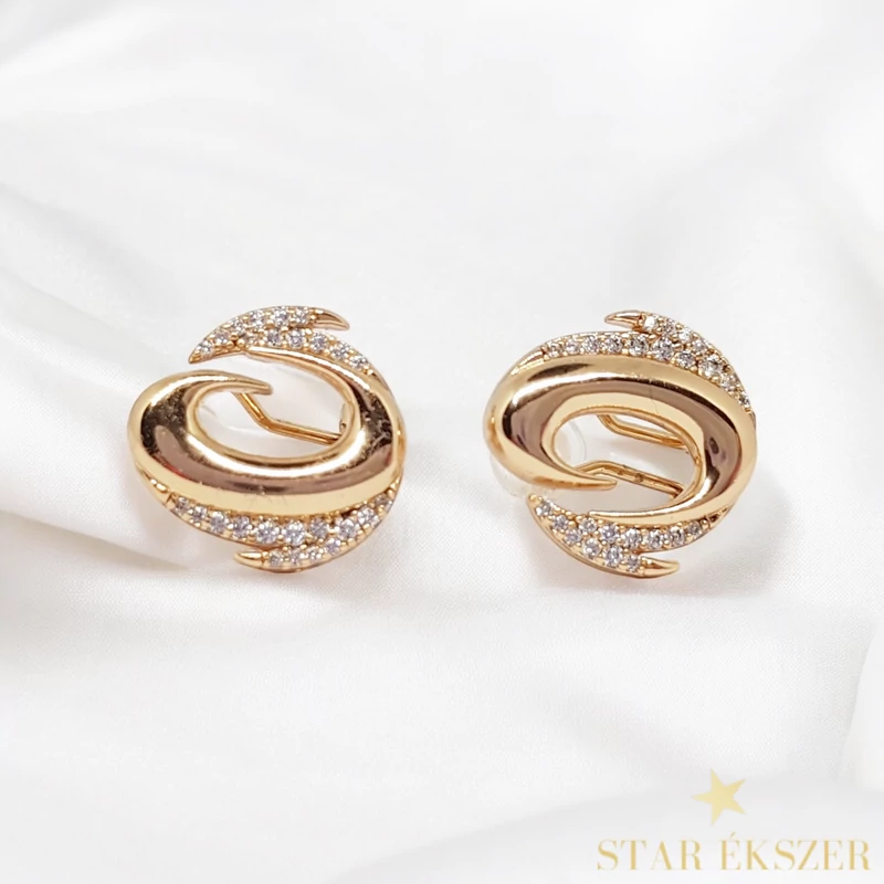 Zenna Gold Filled antiallergén fülbevaló 