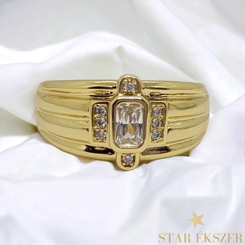 Margaret antiallergén 14K Gold Filled gyűrű 59-es