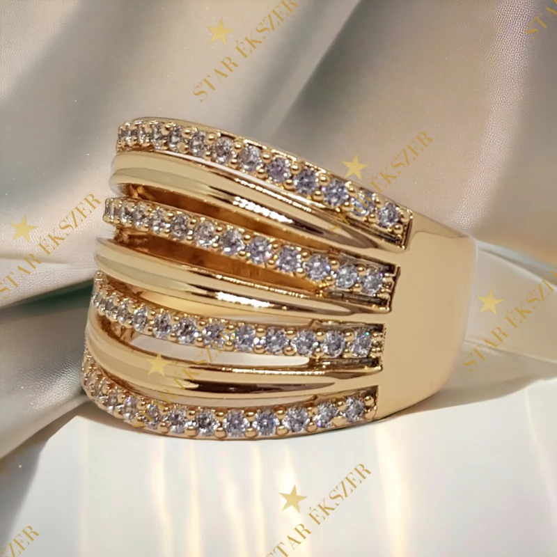 Marie Antiallergén Gold Filled extra gyűrű 52-es