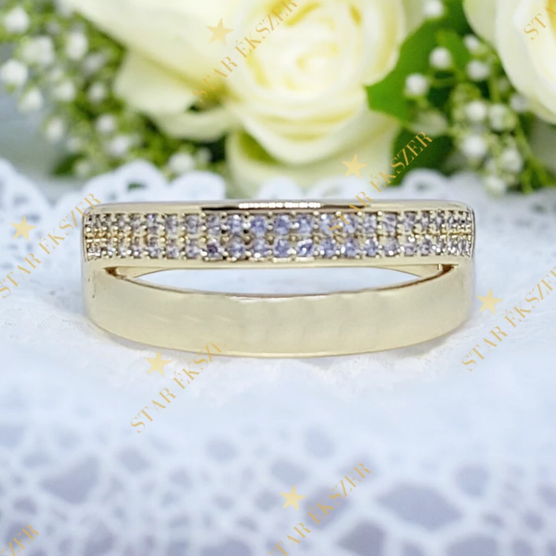 Zorka 14K antiallergén Gold Filled gyűrű 52-es