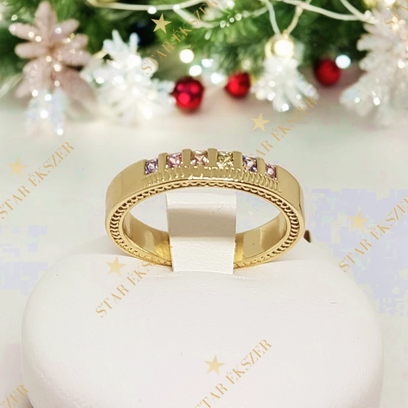 Andy 14K antiallergén Gold Filled gyűrű 57-es