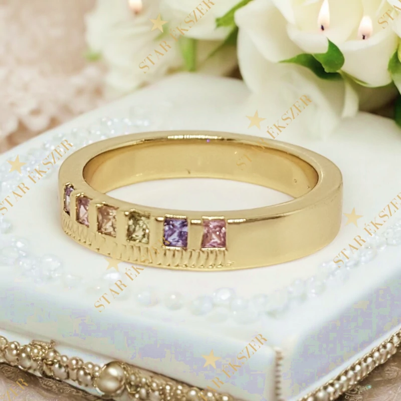 Andy 14K antiallergén Gold Filled gyűrű 54-es