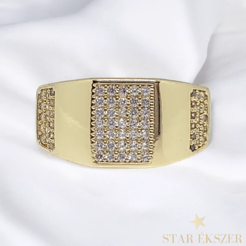 Messina 14K antiallergén Gold Filled gyűrű 52-es