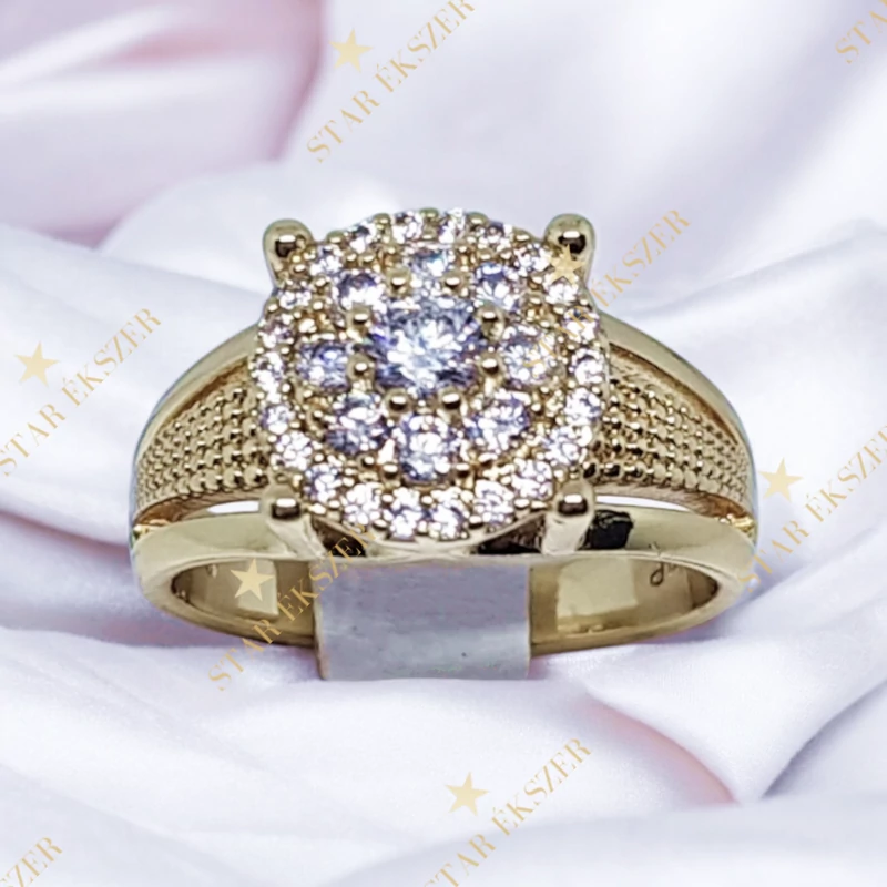Sassari 14K antiallergén Gold Filled gyűrű 54-es