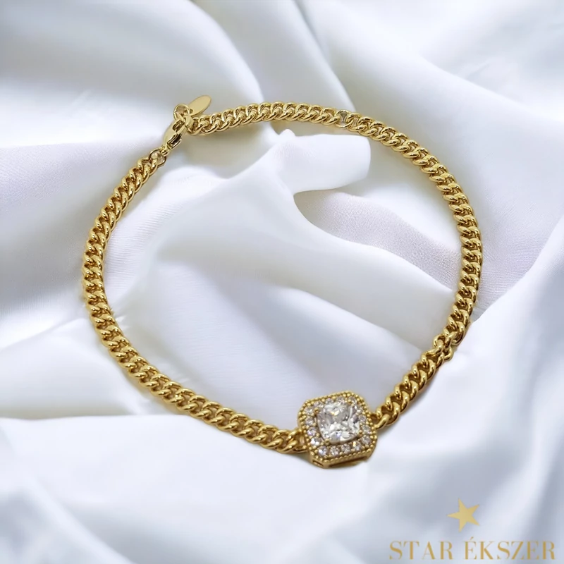 Felicia 14K Gold Filled antiallergén karkötő 21cm