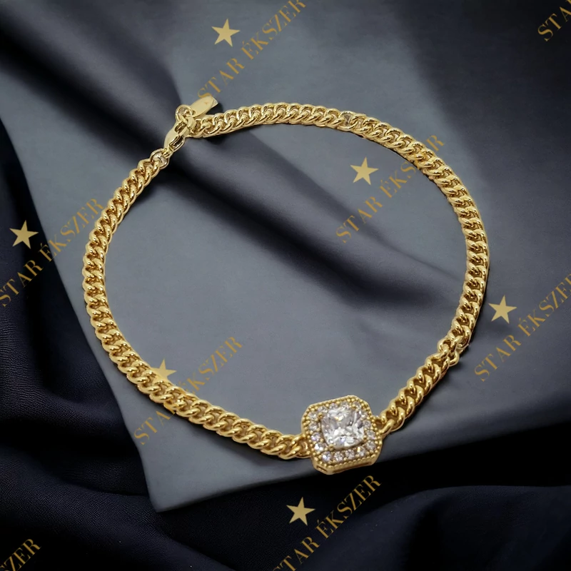 Felicia 14K Gold Filled antiallergén karkötő 21cm