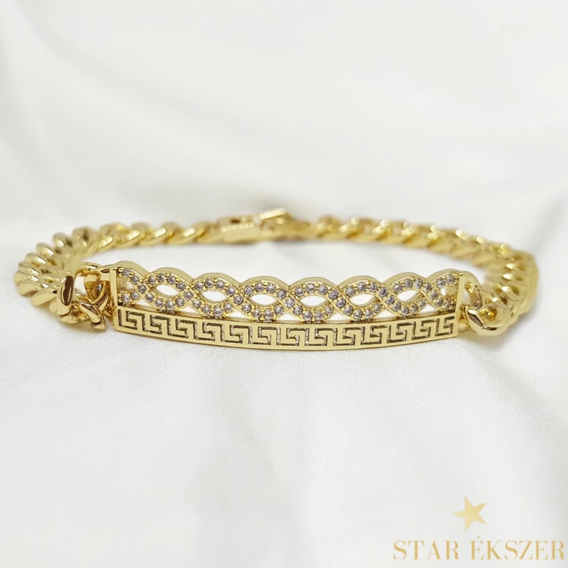 Serin 14K Gold Filled antiallergén karkötő 19cm