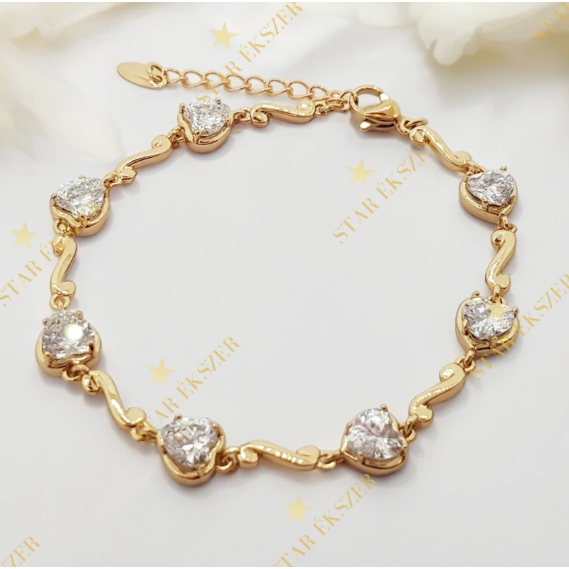 Livia Gold Filled antiallergén karkötő 20cm
