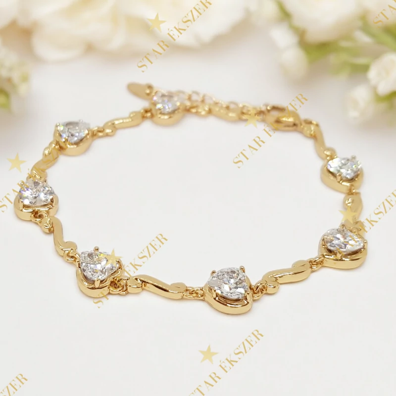 Livia Gold Filled antiallergén karkötő 20cm