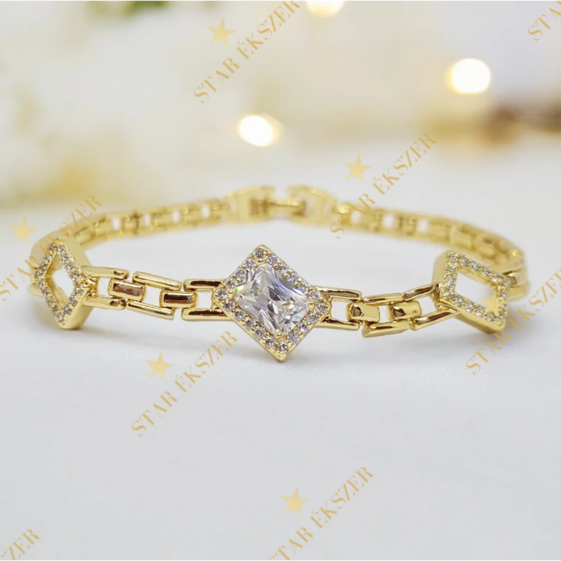 Polett 14K Gold Filled antiallergén karkötő 19cm