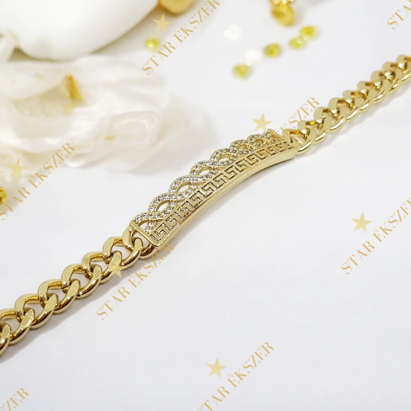 Serin 14K Gold Filled antiallergén karkötő 19cm