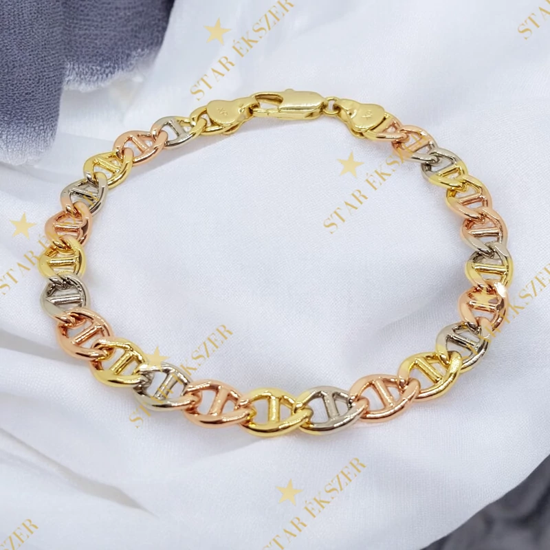 Madrid Gold Filled antiallergén karkötő 20cm