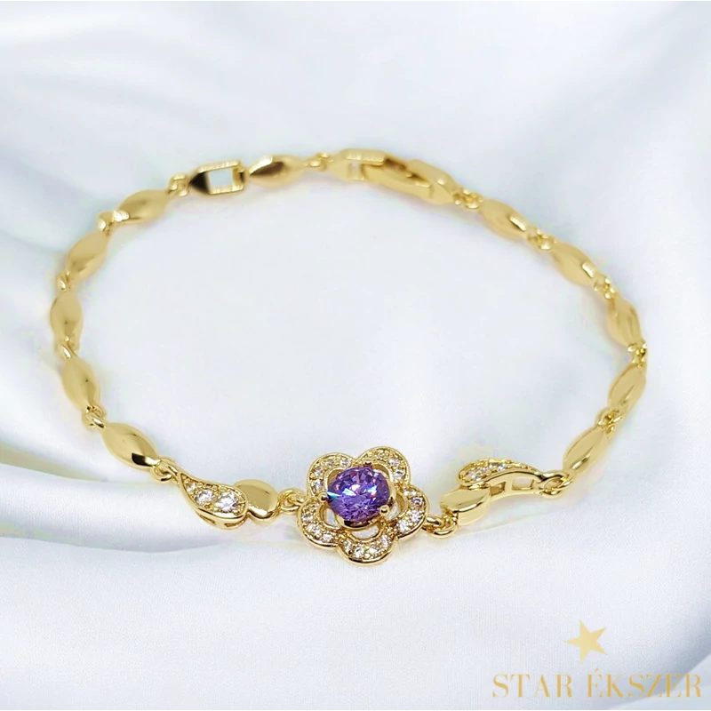 Ariel 14K Gold Filled antiallergén karkötő 19cm 